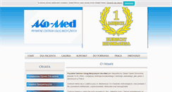 Desktop Screenshot of akomed.pl