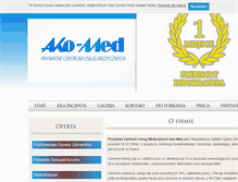 Tablet Screenshot of akomed.pl